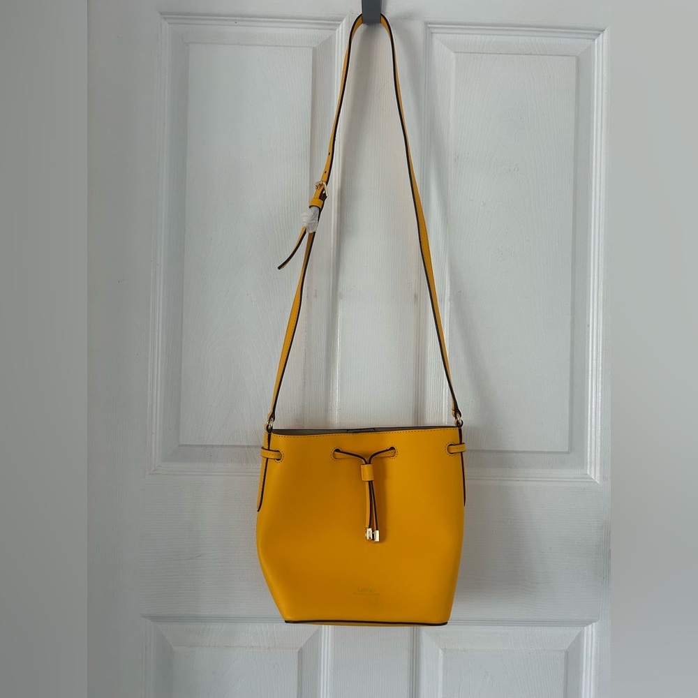 Lauren Ralph Lauren Yellow Crossbody Bag
